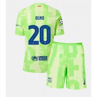 Maglie da calcio Barcelona Dani Olmo #20 Terza Maglia Bambino 2024-25 Manica Corta (+ Pantaloni corti)